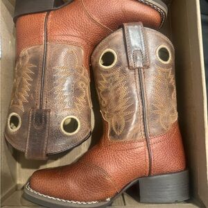 Smoky Mountain Kids Cowboy Boots Size 11 Brown Western Rodeo Boots EUC w/ Box